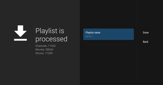 Catchontv Playlist is processed