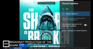 activate closed captions on catchontv