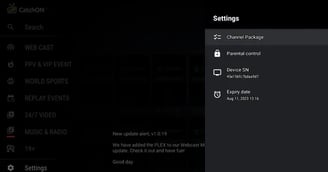catchontv apk setting menu