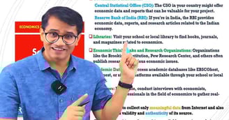 sources of secondary data for economics project