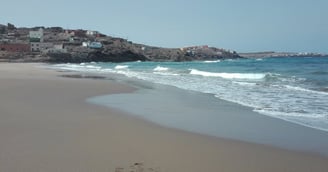 Playa de Bocabarranco Gran Canaria Hund