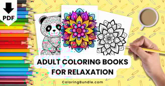 adult coloring books for relaxation