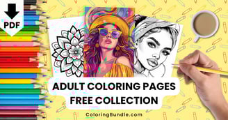 adult coloring pages free