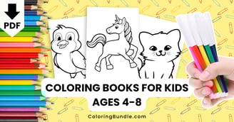 coloring books for kids ages 4-8