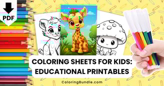 coloring sheets for kids
