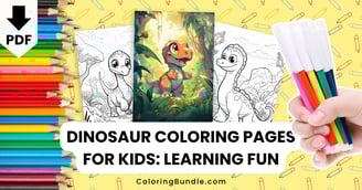dinosaur coloring pages for kids