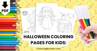 Halloween coloring pages for kids