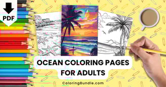ocean coloring pages for adults