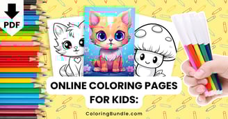 online coloring pages for kids