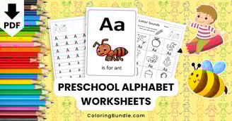 preschool alphabet worksheets
