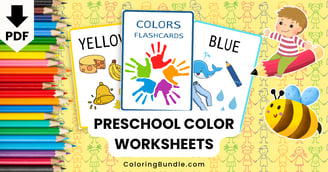 preschool color worksheets