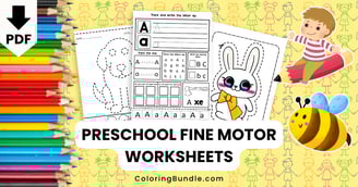 preschool fine motor worksheets