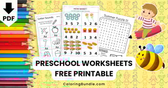 preschool worksheets free printable