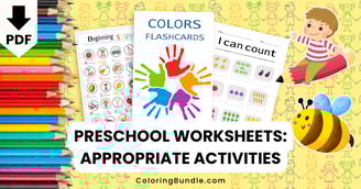preschool worksheets