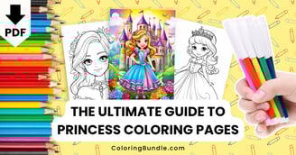princess coloring pages for kids