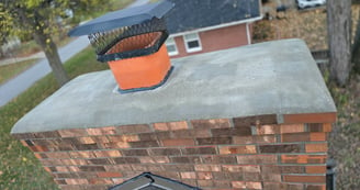 a chimney top chimney with a chimney pipe in des moines iowa