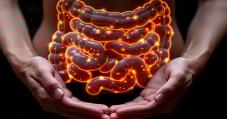 Intestino com câncer 