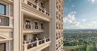 The Bliss Condominium villa in the air