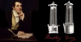 Lampes de sûreté, lampes de mineur de Humphry DAVY