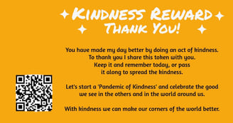 Kindess Reward Card