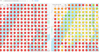 health food store before and after google maps grid in harlem