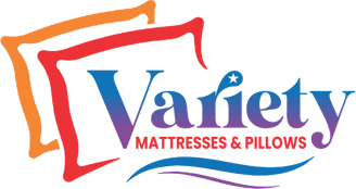 a variety of mattress covers and pillows in a variety of colors