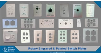 Rotary Engraved Switch Plates, Switch Plates