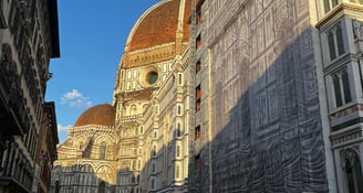 Vista do Duomo ou Catedral Santa Maria del Fiore