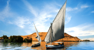 Private felucca ride on Aswan's scenic Nile River