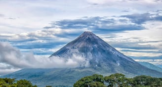 Arenal Volcano from a distance