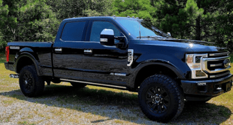 A trucks paint restoration from D and P auto detailing