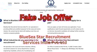 blueseastar recruitment