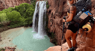 Sawyer Squeeze water filter for safe drinking water while backpacking