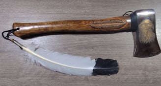 Artisan decorative ax