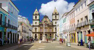 Igreja católica de Pelourinho - Salvador, BA.