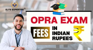 OPRA Exam fees in indian rupees