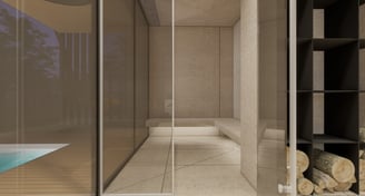 privatus pirties interjeras 