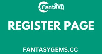 Fantasy Gems Register Pages easy to Sign up