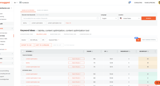labrika keyword research ubersuggest