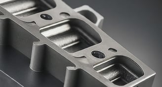 a metal object with a metal structure and a metal structure