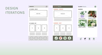 Sunny Patch - Design Iterations