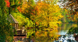 Paisajes de otoño en Estados Unidos