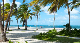 Playa Spratt Bight en San Andrés