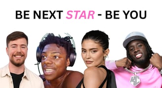 MrBeast, IShowSpeed, Kylie Jenner, and Kai Cenat
