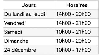 marche de noel montbeliard horaires