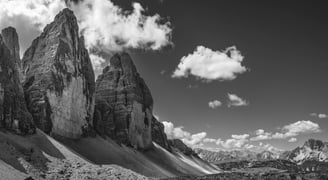 Les Tre Cime di Lavaredo, emblème des Dolo