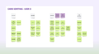 Sunny Patch - Card Sorting