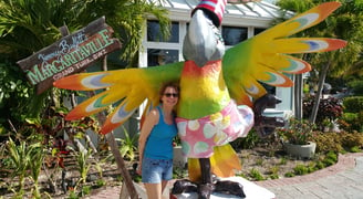 Lady finds the Margaritaville on Grand Turk Island