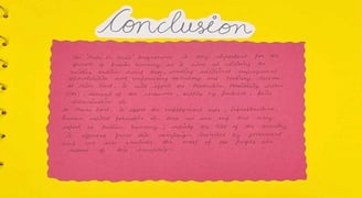 conclusion page in economics project