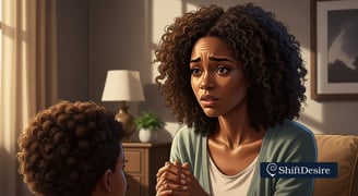 mother sad